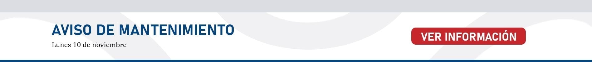 Aviso de mantenimiento a nuestros sistemas académcios del 18 al 20 de julio
